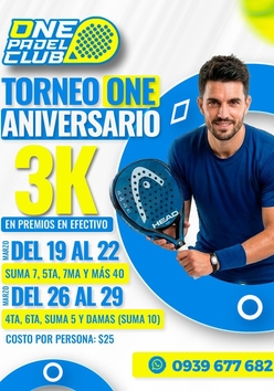 Cartel del torneo