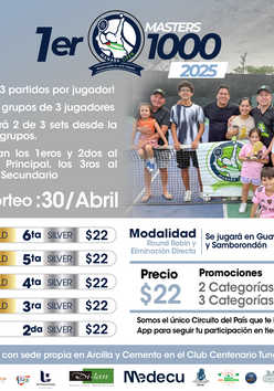 Cartel del torneo