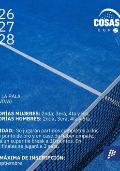 Cartel del torneo