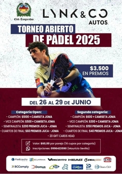 Cartel del torneo