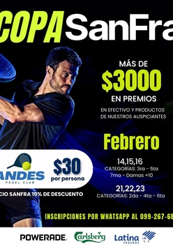 Cartel del torneo